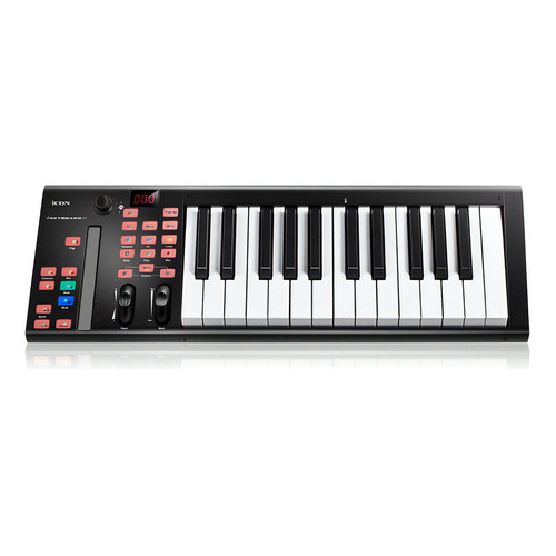 Teclado Controlador Midi Usb 25 Teclas Icon Ikeyboard 3x