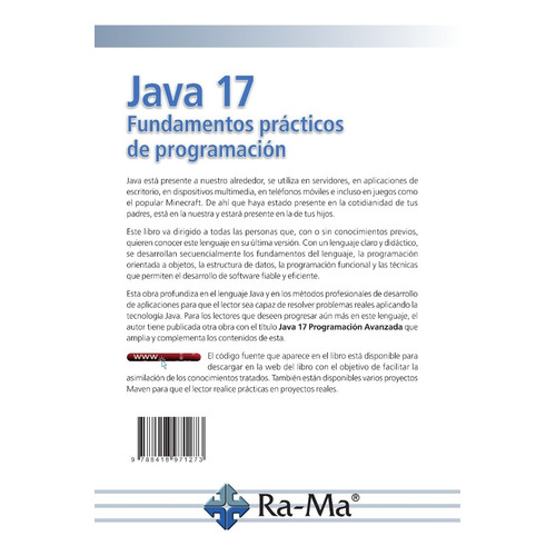 Libro Java 17 Fundamentos Prácticos De Programación