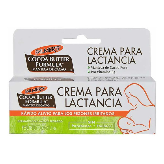 Palmer´s Crema Lactancia Manteca De Cacao Pezones Irritados Tipo De Envase Tubo