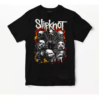 Remera Slipknot (negra:) Ideas Mvd