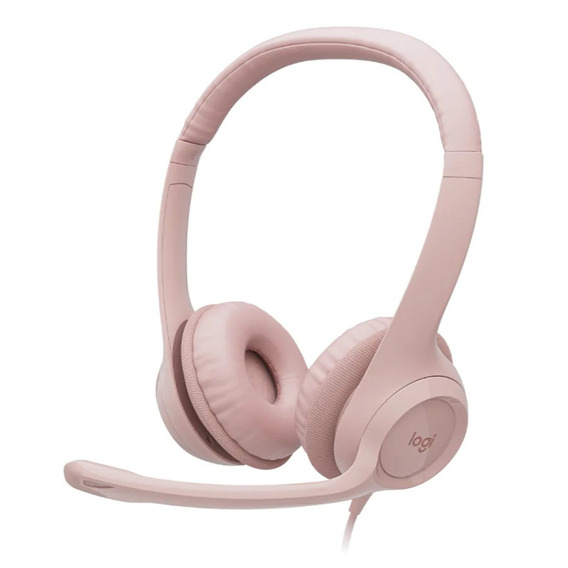 Audífonos Logitech H390 981-001280 Rosa