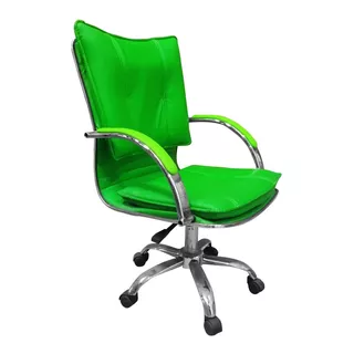 Silla Ejecutiva De Diseño Italiano En Caja Color Verde