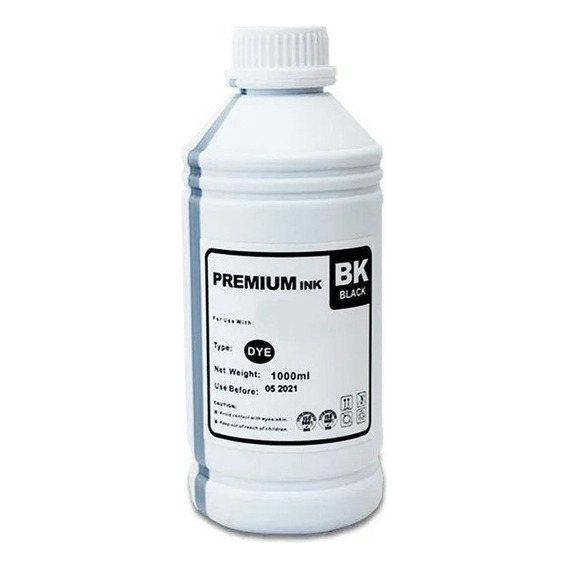 Tinta De 1 Litro Compatible, Premiun 100% Tinta Negra 4