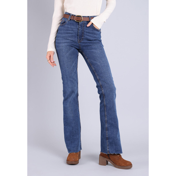 Jeans Spandex Flare Fit Mujer Soviet Sjem701az