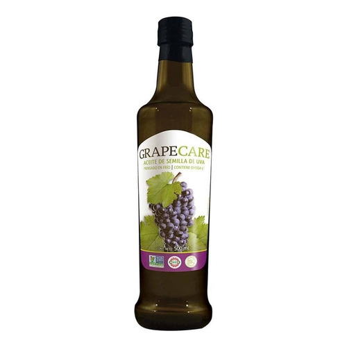 Aceite De Semilla De Uva 500ml. Grapecare