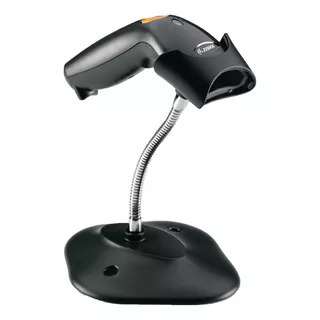 Lector De Código De Barras Con Soporte Zebra Symbol Ls1203 Usb/rs-232 1d 5v Twilight Black