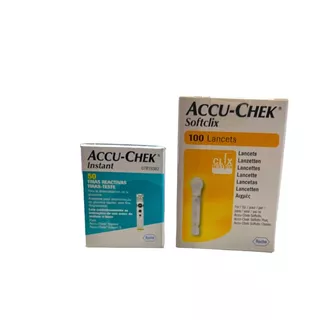 Kit Accu-chek Instant 50 Tiras Y 100 Lancetas