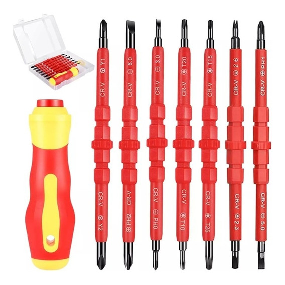 Juego De Destornilladores Aislados Screwdriver Insulated