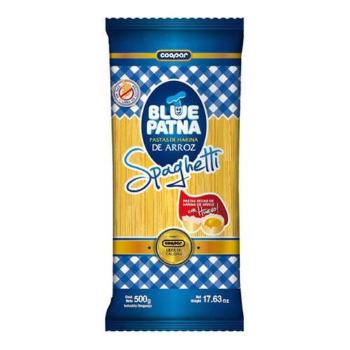 Spaghetti De Harina De Arroz Al Huevo X 500gr - Blue Patna