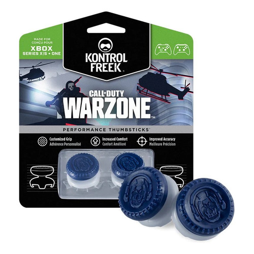 Palancas Kontrol Freek Cod Warzone para Xbox One Series X/s, color azul