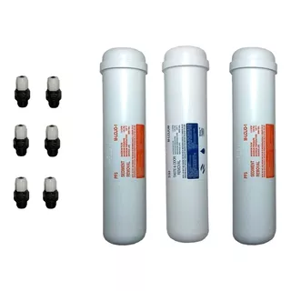 Filtro Purificadores Agua Triple Dispenser + Kit Instalacion