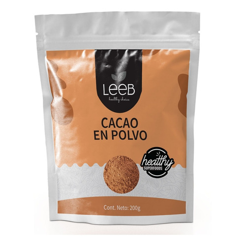 Leeb Cacao En Polvo Bolsa Con 200 Gr