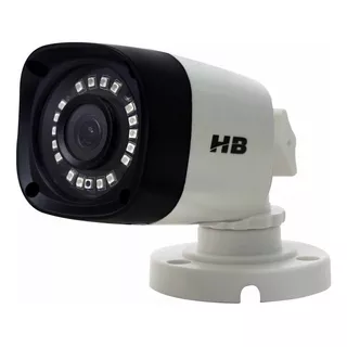 Câmera De Segurança Hb Tech Hb-402 3.6mm Câmeras Híbridas Com Resolução De 2mp Visão Nocturna Incluída Branca