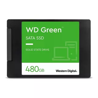 Disco Sólido Ssd Interno Western Digital Wd Green Wds480g3g0a 480gb Negro