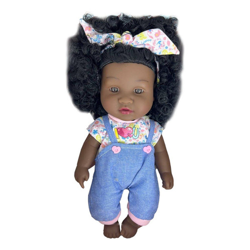 Bebote Muñeca Niña De Goma Con Cabello Y Ropa 33cm