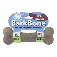 Brinquedo De Roer P/ Cães- Petqwerks Bone Bacon Extra Grande