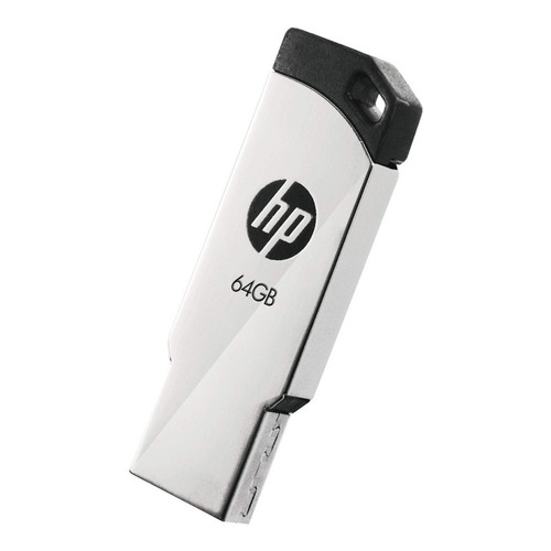 Pendrive Hp V236w 64gb Metálico 2.0 Paper Pack Color Plateado