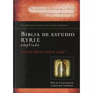 Biblia De Estudio Ryrie Rv60, Ampliada- Tapa Dura, De Ryrie. Editorial Portavoz, Tapa Dura En Español, 2000