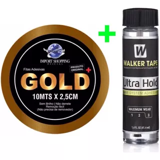 Cola Ultra Hold 41ml Walker Tape + Fita Gold 10 Mts X2.5cm