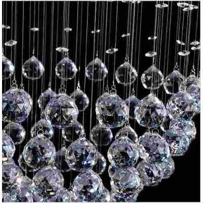 Lampara Doble Esfera Cairel Con 8 Led Gu10 Incluidos Deco