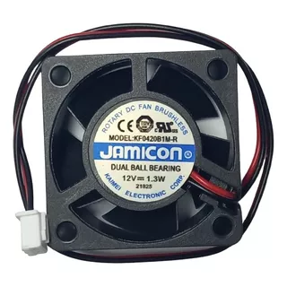 Cooler Kf0420b1m-r 12v / 1.3w / 2 Fios / 40x40x20mm