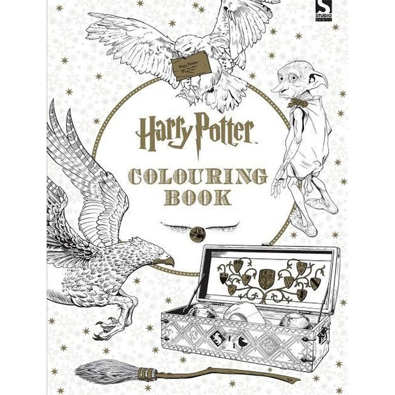 Harry Potter Libro Para Colorear Importado De Usa
