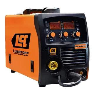 Soldadora Inverter Lüsqtoff Evo Mig-205 Naranja 50hz 220v