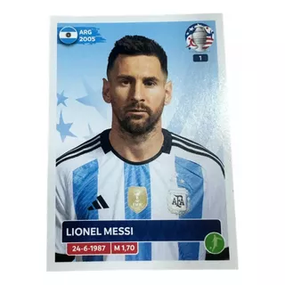 Lámina Arg 19 Lionel Messi Copa America Usa 2024