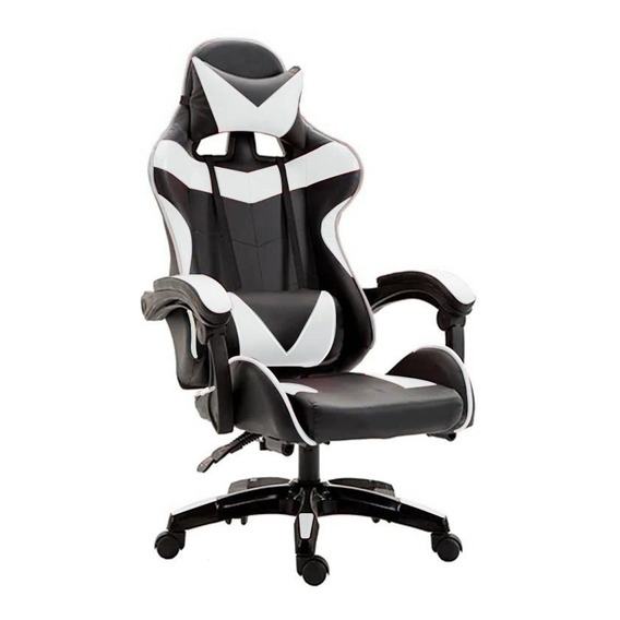 Silla Gamer Negra Y Blanca