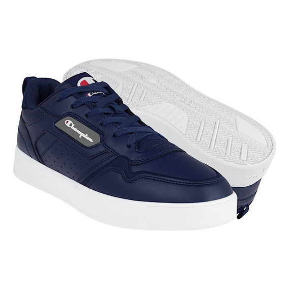 Tenis Casuales Caballero Champion Cas10259m Simipiel Azul