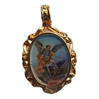 B. Antigo - Medalha Sacra De S. Miguel Arcanjo Dourada