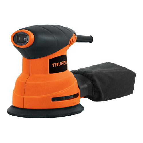 Lijadora profesional roto orbital Truper LIRO-5A con sistema velcro naranja 60Hz 260W 127V