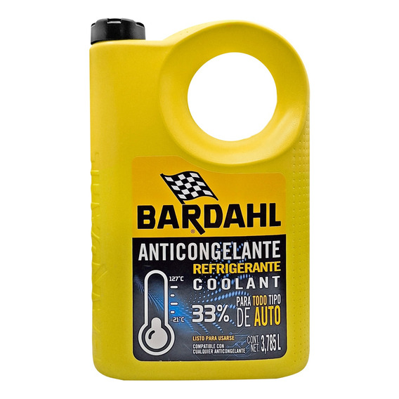 Anticongelante Refrigerante Bardahl Coolant Listo Para Usar