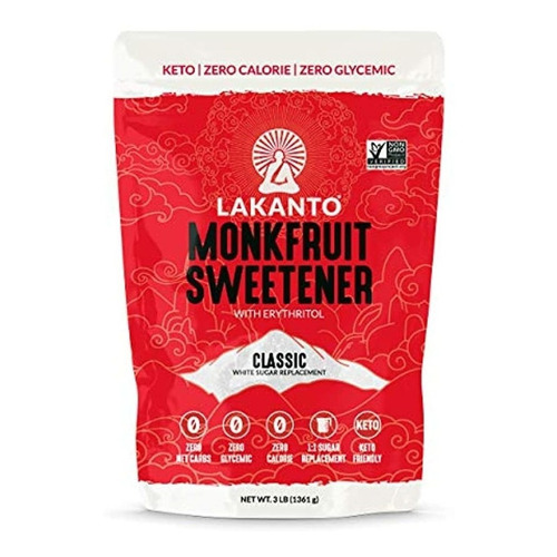 Edulcorante De Fruta Del Monje Lukanto 3 Lb MonkFruit