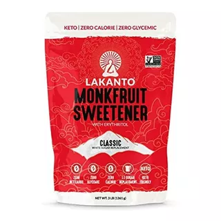 Edulcorante De Fruta Del Monje Lukanto 3 Lb Monkfruit