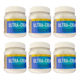 Crema De Silicones Abrillantador Y Protector Ultra Cream 6pz