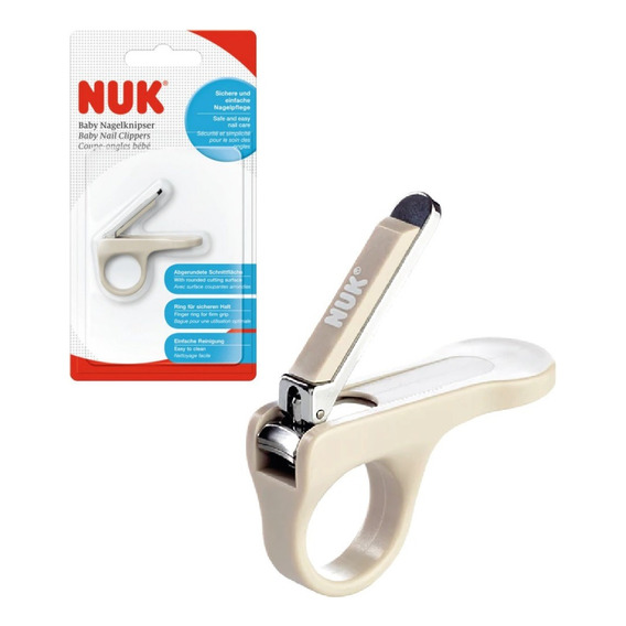 Alicate Corta Uñas Nuk Bebe Desmontable Acero Inox C