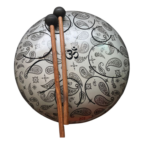 Hermoso Hikuri Drum,tambor Lengua Grande 28cm Terapia Sonido