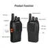 Handy Walkie Talkie X2 Calidad Largo Alcance 400-470mhz Negro 400-470mhz