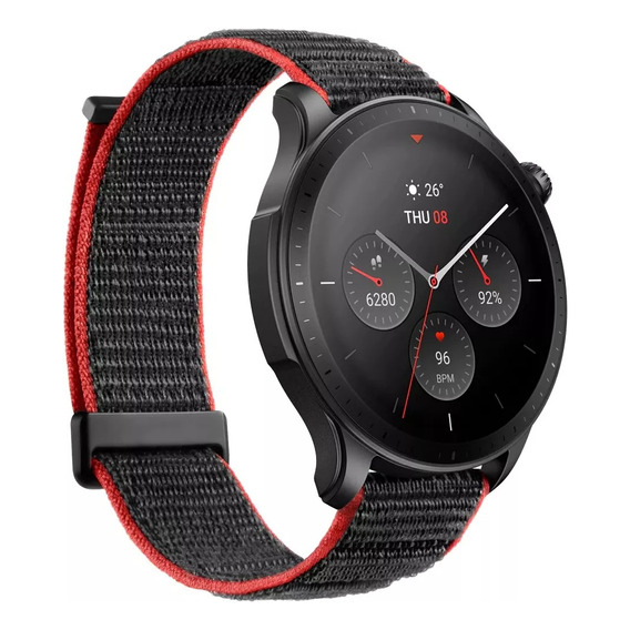 Smartwatch Reloj Inteligente Amazfit Gtr 4 Gris 1.43 Gps -* Color De La Malla Racetrack Grey Color Del Bisel Negro Color De La Caja Negro