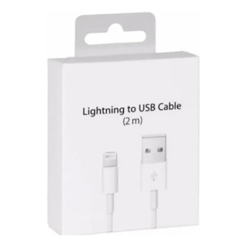 Cable Usb Compatible Con iPhone Lightning 2m - Certificado 