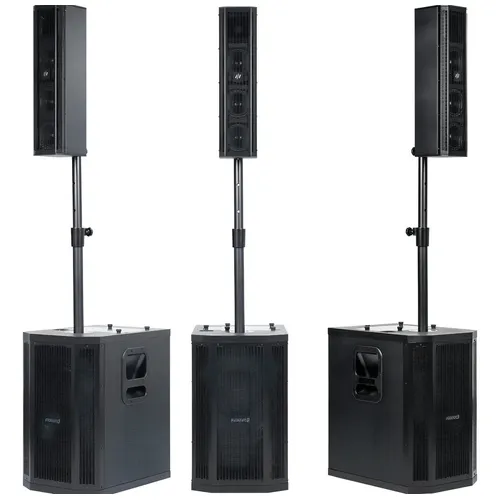 Caixa Ativa Subwoofer E Satélite 300w Rms Bt Usb Rca Frahm Cor