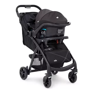 Coche De Paseo Joie Muze Travel System Universal Black Con Chasis Color Negro