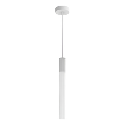 Puma Colgante Vertical 65cm Led Diseño Moderno Imdi  Blanco