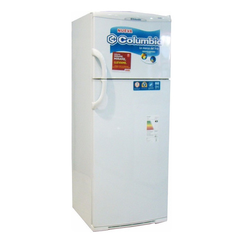 Heladera Columbia 2334/H blanca con freezer 317L 220V