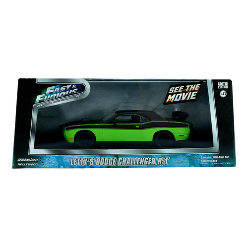 Dodge Challenger Srt8 Letty Rapido Furioso Greenlight 1/43