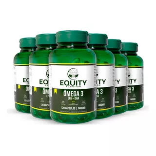 6 Unds Omega 3 Oleo Peixe Epa + Dha 720cps Equity Nutrition