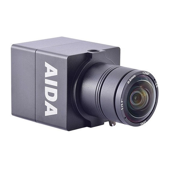 Mini cámara 4K Uhd para audio estéreo en vivo Aida UHD100a Hdmi, color negro