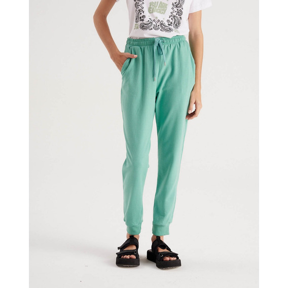 Pantalon Jogger Garment Dye Leblon - Mint Mujer Portsaid