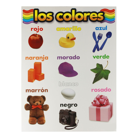 Poster Educativo, Colores Y Números